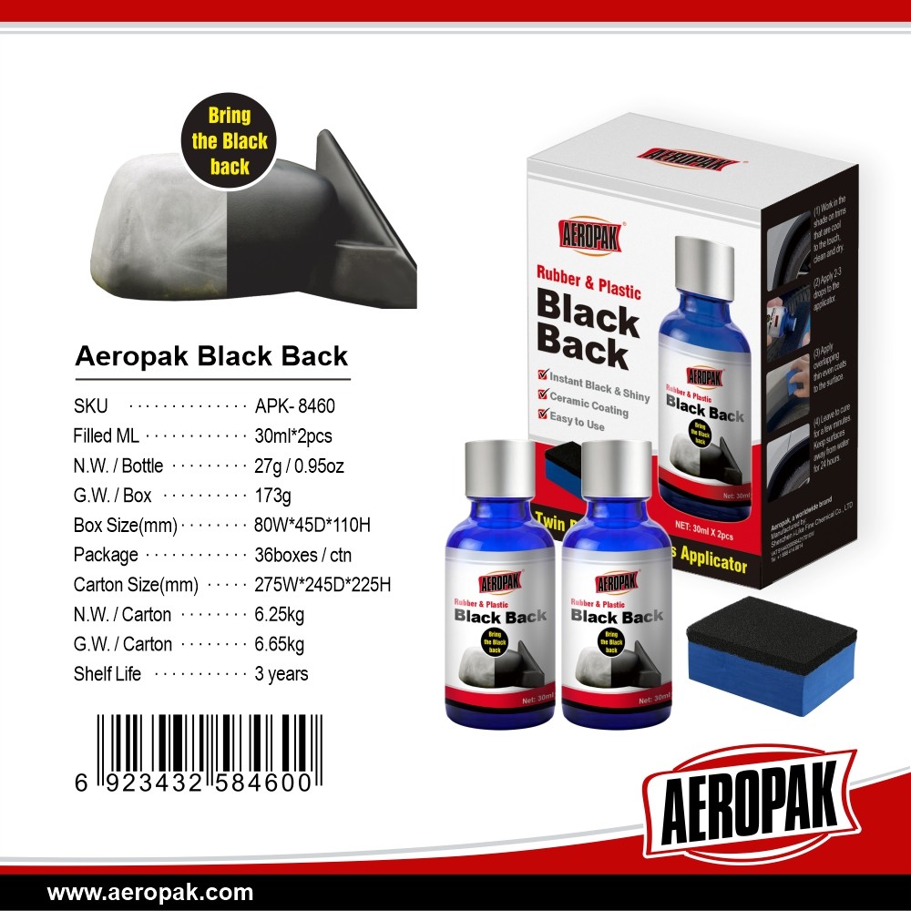 AEROPAK  Black Back